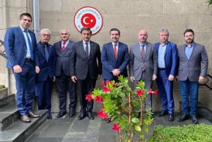 Almanya'daki temasları  kapsamında Karabük Milletvekili Niyazi Güneş ve Ordu Milletvekili