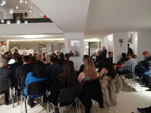Türkiye’nin Köln Başkonsolosu Barış Ceyhun Erciyes ve eşi Şeyda Erciyes,