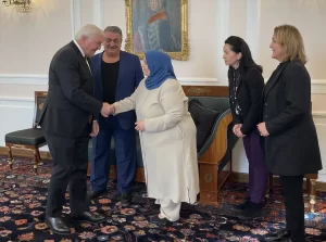 Almanya Cumhurbaşkanı Frank-Walter Steinmeier, Schleswig-Holstein eyaletinin Mölln kentinde 23 Kasım