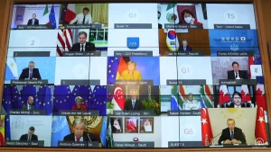 Cumhurbaşkanı Erdoğan, Afganistan gündemli G20 Olağanüstü Liderler Zirvesi'ndeki konuşmasında, "Uluslararası