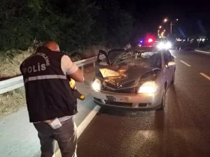Durumun bildirilmesi üzerine olay yerine polis ve sağlık ekibi sevk