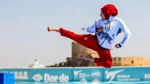 Yunanistan’ın Rodos Adası’nda düzenlenen 2. Dünya Plaj Tekvando Şampiyonası’nın Poomsae
