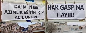 Batı Trakya'daki Türk azınlık okullarında öğrenciler, azınlık eğitimindeki sorunlara dikkati