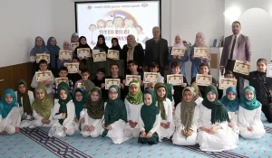 Mevlid-i Nebi Haftası münasebetiyle Marl DİTİB Yunus Emre Camii’nde öğrencilere