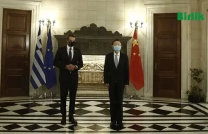 Yunanistan Başbakanı Kiriakos Miçotakis Başbakanlık Sarayı Maksimu’da Çin Halk Cumhriyeti’nin