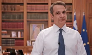 Yunanistan Başbakanı Kiriakos Miçotakis halka seslendi.
