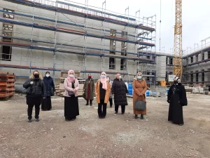 Almanya’nın Monheim şehrinde inşaatı devam eden Diyanet İşleri Türk İslam