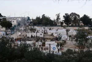 Yunanistan'ın Midilli Adası'nda insanlık dışı şartlarıyla sürekli basına yansıyan Moria