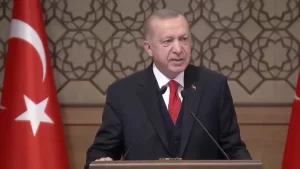 Türkiye Cumhurbaşkanı Recep Tayyip Erdoğan, Cumhurbaşkanlığı Külliyesi'ndeki 12. Büyükelçiler Konferansı'nda
