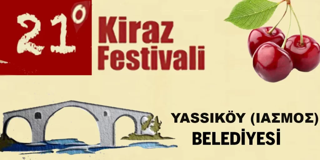 Yassıköy Belediyesi tarafından düzenlenen Kiraz Festivali 9 Haziran’da başlıyor