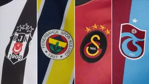 Türk futbolunda "dört büyükler" olarak adlandırılan Beşiktaş, Fenerbahçe, Galatasaray ve