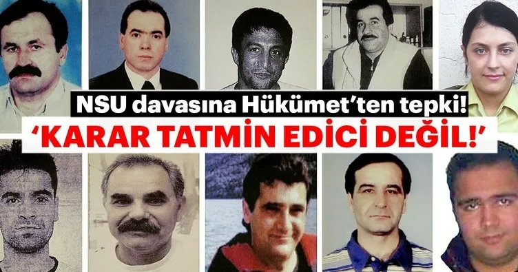 NSU Davasına Türkiye'den ilk tepki!