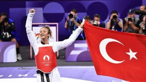 Paris 2024 Olimpiyat Oyunları'nda milli tekvandocu Nafia Kuş Aydın, kadınlar