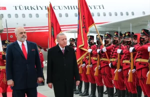 Cumhurbaşkanı Recep Tayyip Erdoğan, Arnavutluk Başbakanı Edi Rama'nın davetlisi olarak