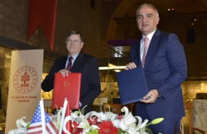 Kültür ve Turizm Bakanı Mehmet Nuri Ersoy ile Amerika Birleşik