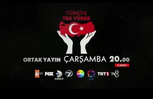 Kahramanmaraş merkezli depremlerin ardından Türkiye'nin 8 ulusal televizyon kanalı, 15