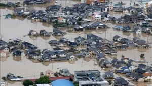 Japonya’nın güneybatısında etkili olan aşırı yağışlar nedeniyle 480 binden fazla