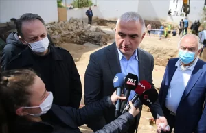 Bakan Ersoy, Bodrum'da 2400 yıllık tarihi eserlerin ortaya çıktığı bölgeyi