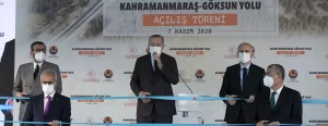Türkiye Cumhurbaşkanı Recep Tayyip Erdoğan, Kahramanmaraş-Göksun arasındaki yolun adını "Edebiyat