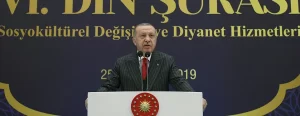 6. Din Şurası Kapanış Programı'nda konuşan Cumhurbaşkanı Recep Tayyip Erdoğan