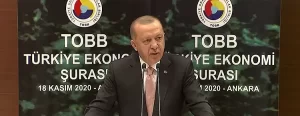 Cumhurbaşkanı Recep Tayyip Erdoğan, TOBB Türkiye Ekonomi Şurası'na katıldı. Erdoğan,