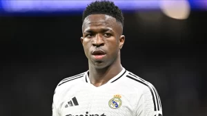İspanya’nın Real Madrid takımında forma giyen Brezilyalı futbolcu Vinicius Junior,