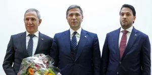 Genel Kurulda Aslan, görevi Köksal Kuş'tan devraldı.