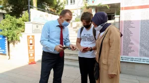 Türkiye Diyanet Vakfı İzmir Bornova Koleji koronavirüsle mücadele önlemleri kapsamında