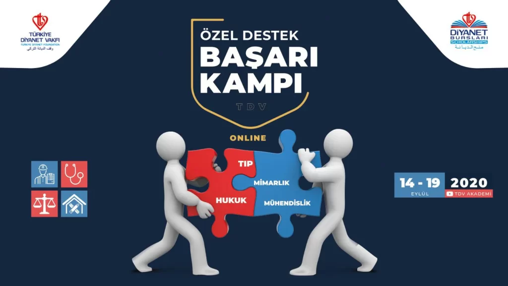 TDV'den burslu öğrencilere online kamp