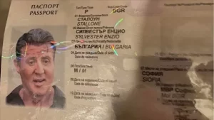 Bulgaristan’da çökertilen kalpazanlık çetesinin hazırladığı sahte evrakların arasında "Rambo" filmiyle