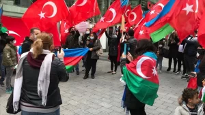 Almanya'nın Wuppertal kentinde Ermenistan'ın Azerbaycan topraklarına yönelik saldırıları ve Dağlık