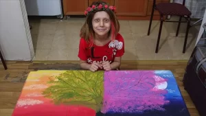Suriye'deki iç savaş nedeniyle 4 yıl önce ailesiyle Türkiye'ye göç