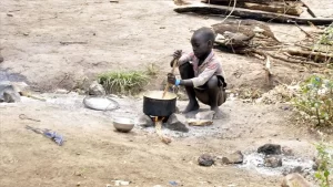 Doğu Afrika ülkesi Etiyopya'da tekrarlayan kuraklık koşulları sebebiyle yaklaşık 7