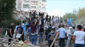 Almanya'nın Ankara Büyükelçiliğinin Twitter hesabından paylaşılan mesajda, "İzmir'deki depremin ardından