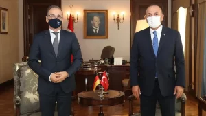 Türkiye Dışişleri Bakanı Mevlüt Çavuşoğlu Alman mevkidaşı Heiko Maas ile