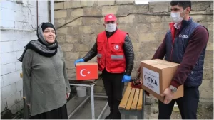 Türk İşbirliği ve Koordinasyon Ajansı (TİKA), Azerbaycan'da yeni tip koronavirüs