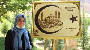 İlçede eğitim veren Özel Hacı Naciye Ateş Okullarında çalışan görsel