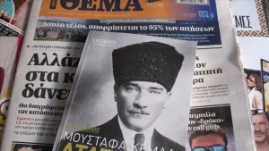 Yunanistan’da haftalık Proto Thema gazetesi, "20. Asrın Büyük Şahsiyetleri" adlı
