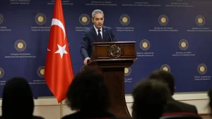 Dışişleri Bakanlığı Sözcüsü Hami Aksoy, Yunan Dışişleri Bakanı Nikos Dendias'ın,