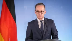 Almanya Dışişleri Bakanı Heiko Maas, çalışma ziyareti kapsamında Berlin'e gelen