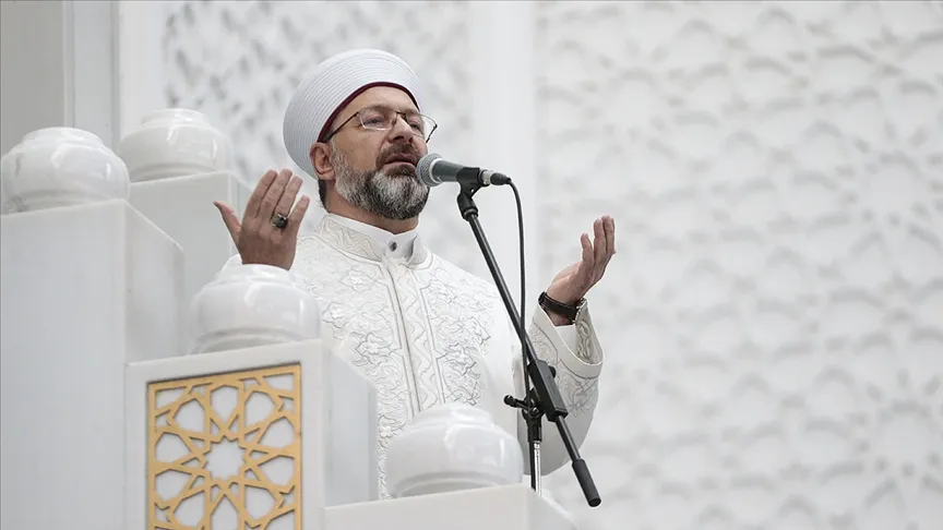 Diyanet İşleri Başkanı Ali Erbaş yarın dua programına katılacak Diyanet