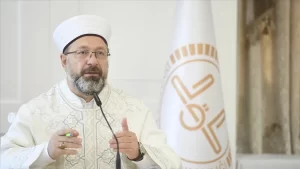Diyanet İşleri Başkanı Prof. Dr. Ali Erbaş, Cumhurbaşkanlığı Kabine Toplantısının