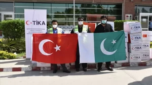 TİKA, yeni tip koronavirüsle (Kovid-19) mücadele kapsamında, Pakistan Recep Tayyip