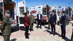 Türkiye tarafından Arnavutluk Savunma Bakanlığı ile Silahlı Kuvvetlerine hibe edilen
