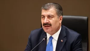 Sağlık Bakanı Fahrettin Koca, Bakanlık Bilkent Yerleşkesinde video konferans yönetimiyle