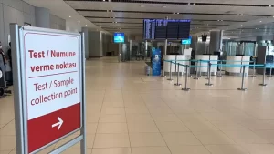 Havalimanında yurt dışından gelen ve dış hatta giden yolcuların koronavirüs