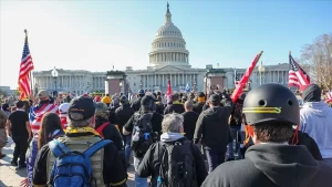 ABD'nin başkenti Washington DC'de toplanan Trump destekçileri, Trump'ın Beyaz Saray