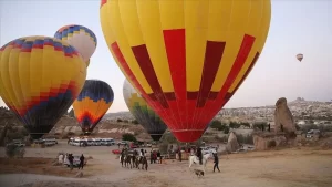 Bölgede faaliyet gösteren Pasha Balloons tarafından üretilen 6 adet yerli
