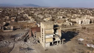 Azerbaycan ile Ermenistan arasında Rusya'nın ara buluculuğunda imzalanan ateşkes gereği