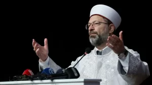 Diyanet İşleri Başkanı Ali Erbaş, Türkiye'de bu yıl depremden kimsenin